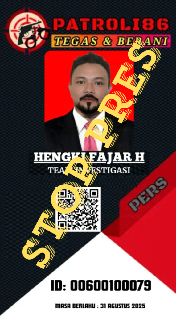 TELAH KELUAR DARI MEDIA PATROLI86.COM